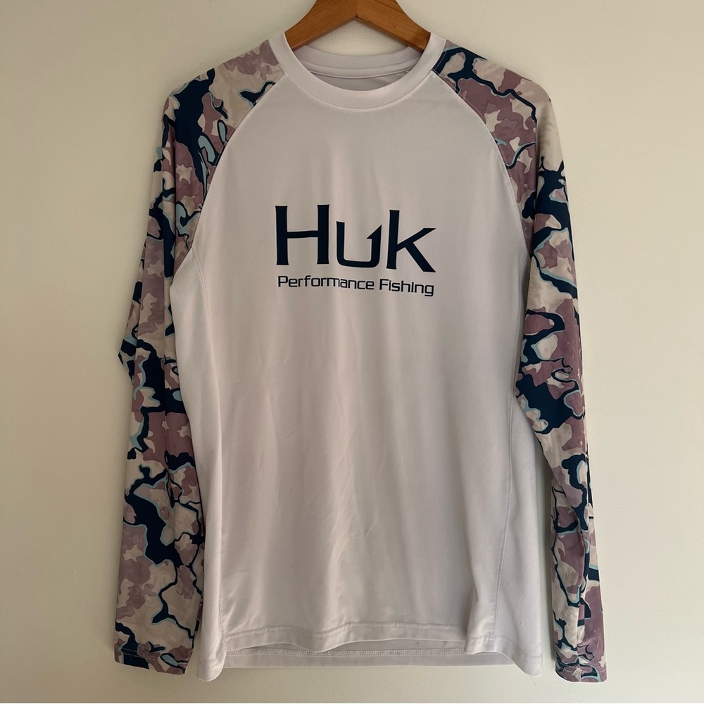 Men’s Size Small Huk Performance Fishing Long Sleeve Tee